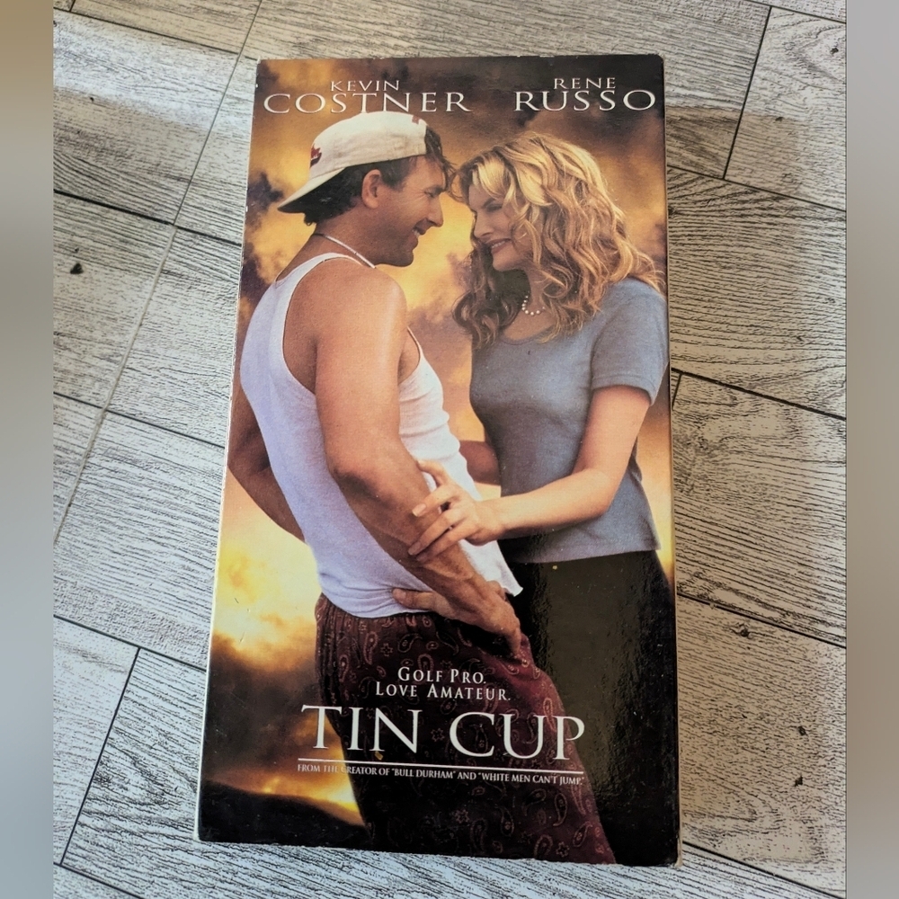 Tin Cup Movie VHS Tape